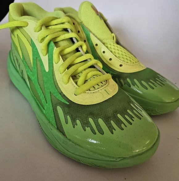 Puma x LaMelo Ball MB.02 "Nickelodeon Slime" sneakers Size 39eu 25 Cm - Picture 6 of 10